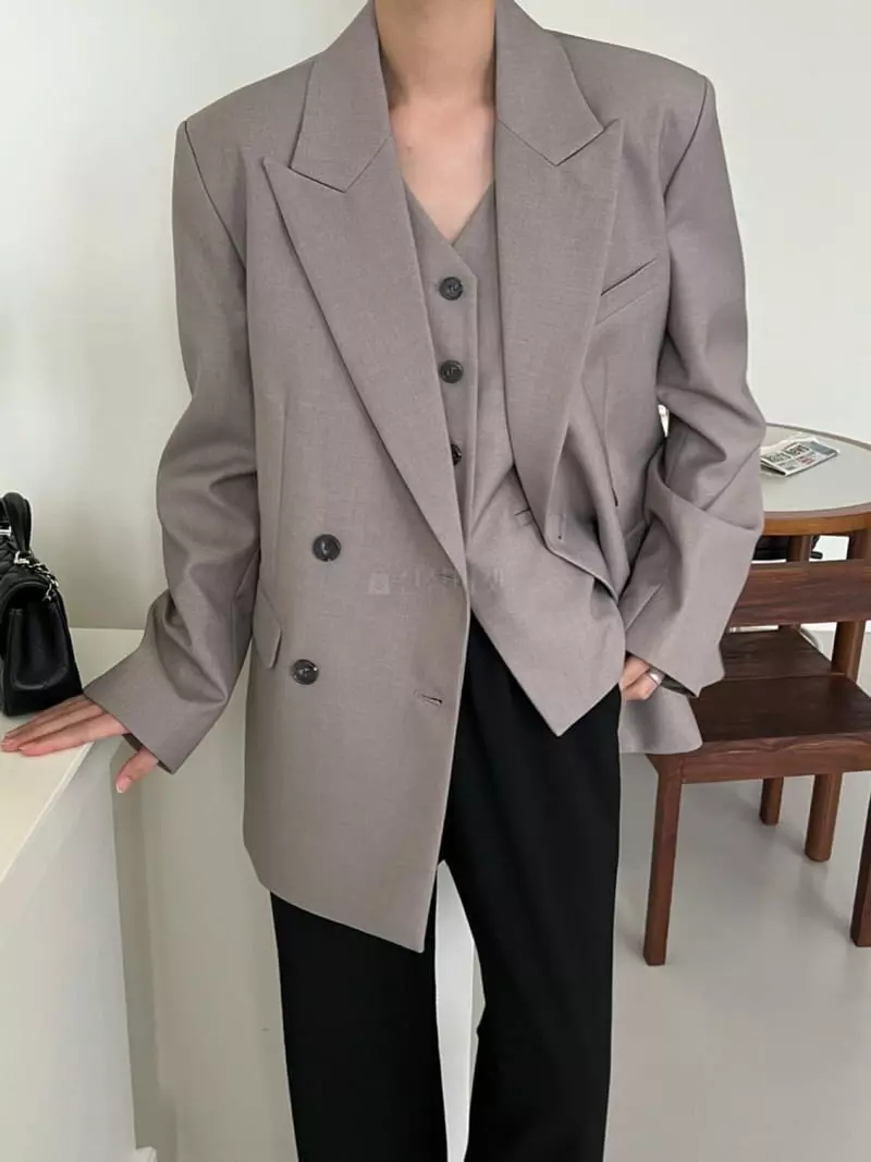 3.Another - Korean Women Fashion - #momslook - Pict Jacket - 9