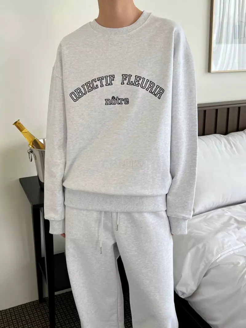 3.Another - Korean Women Fashion - #pursuepretty - Lettering Sweatshirt - 2