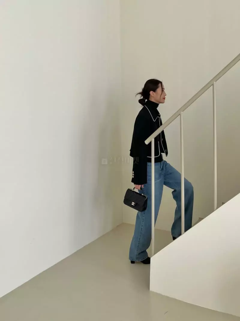 3.Another - Korean Women Fashion - #romanticstyle - Pop Twid Jacket - 6