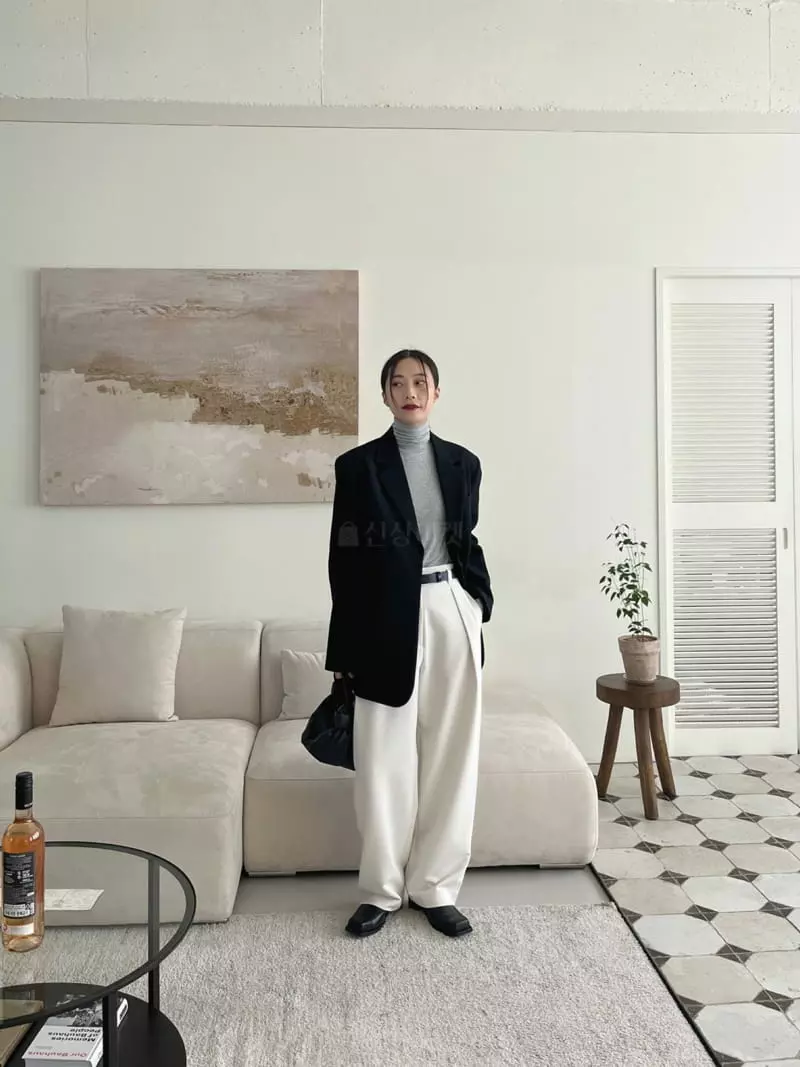 3.Another - Korean Women Fashion - #romanticstyle - Basic Turtleneck Tee