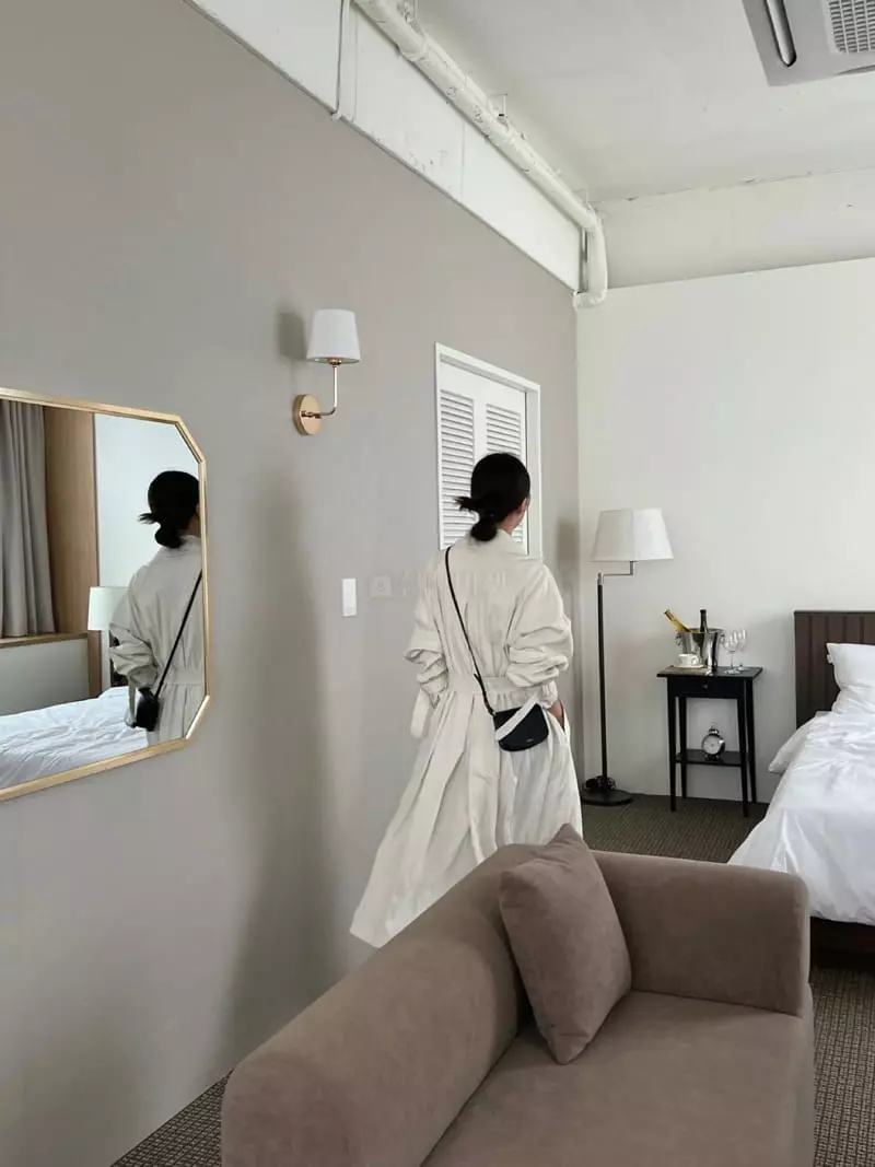 3.Another - Korean Women Fashion - #momslook - Plain Trench Coat - 4