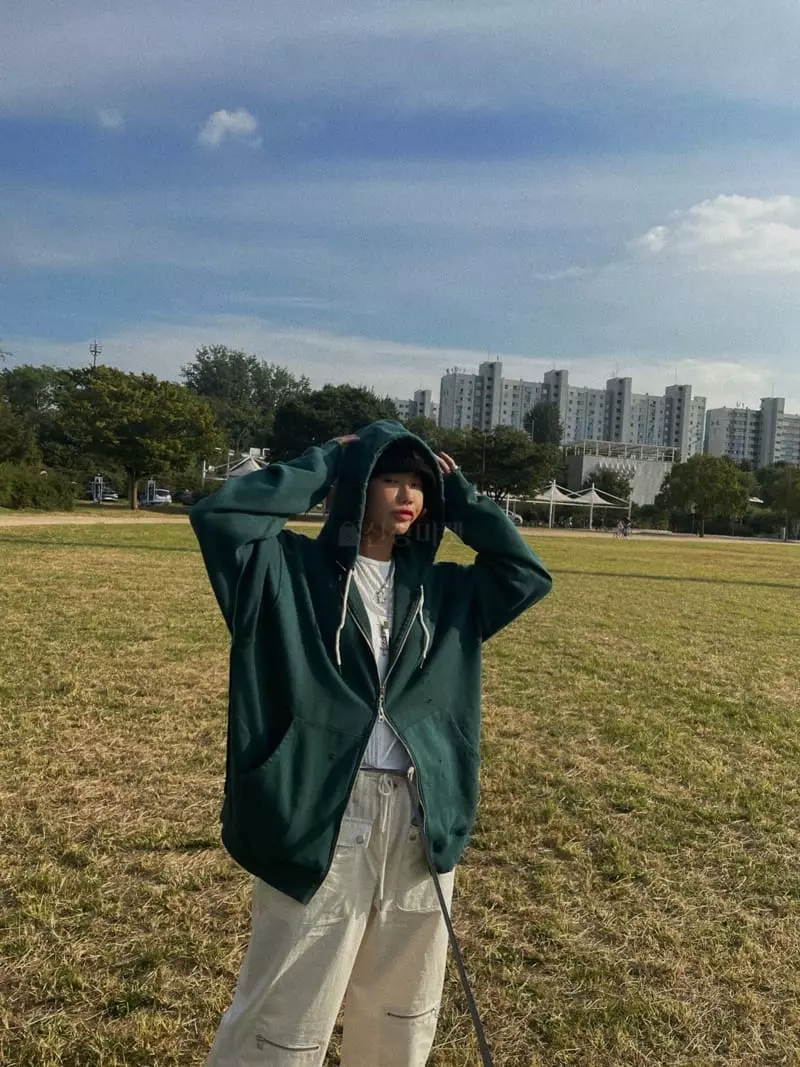 Abbeylee - Korean Women Fashion - #momslook - Diss Hoody Jumper - 2