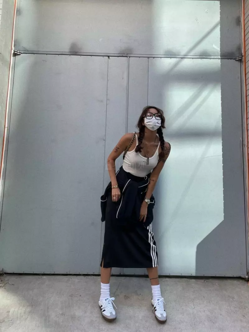 Abbeylee - Korean Women Fashion - #momslook - Track Skirt - 12