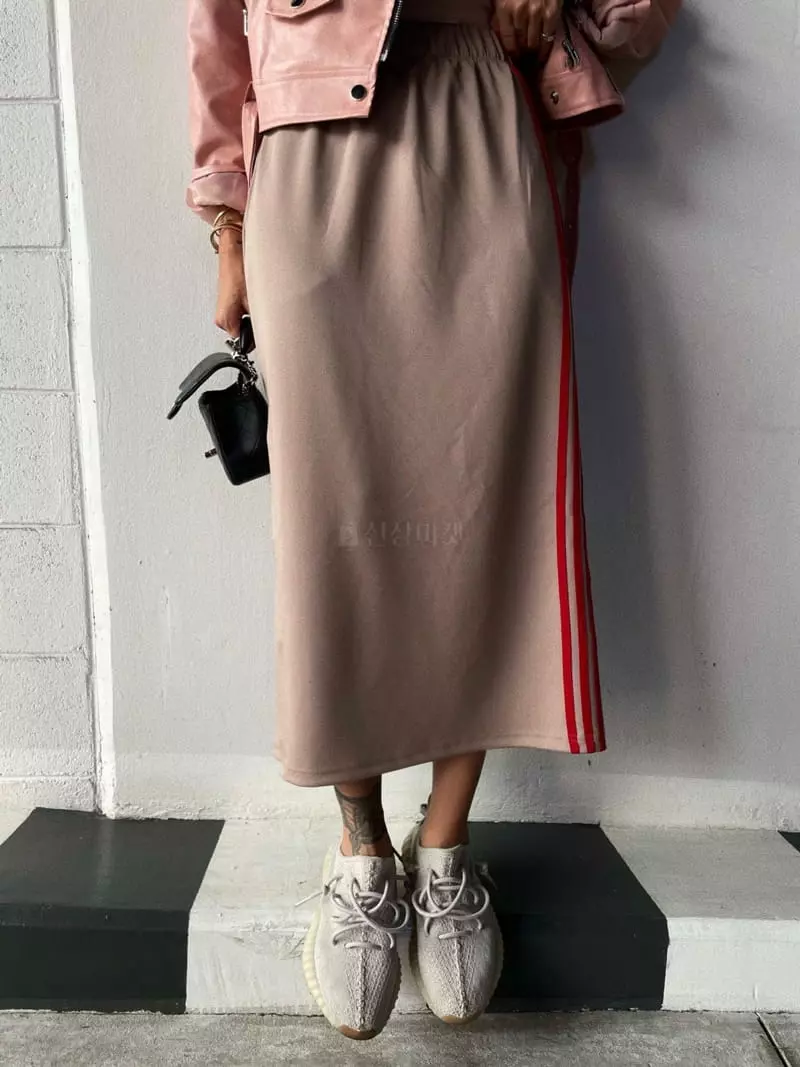 Abbeylee - Korean Women Fashion - #momslook - Track Skirt - 2