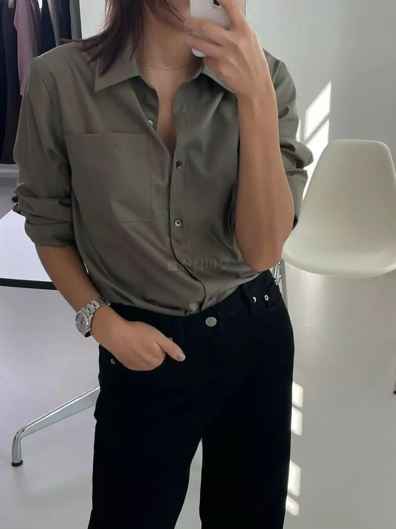 Acme - Korean Women Fashion - #momslook - Low Shirt - 7