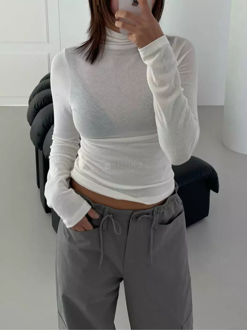 Acme - Korean Women Fashion - #momslook - New Turtleneck Tee - 5