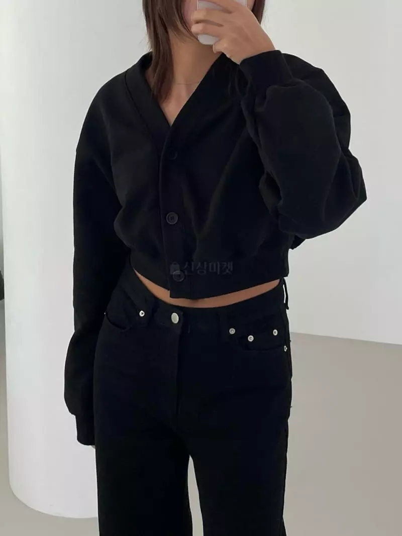 Acme - Korean Women Fashion - #vintageinspired - Terry Short Cardigan