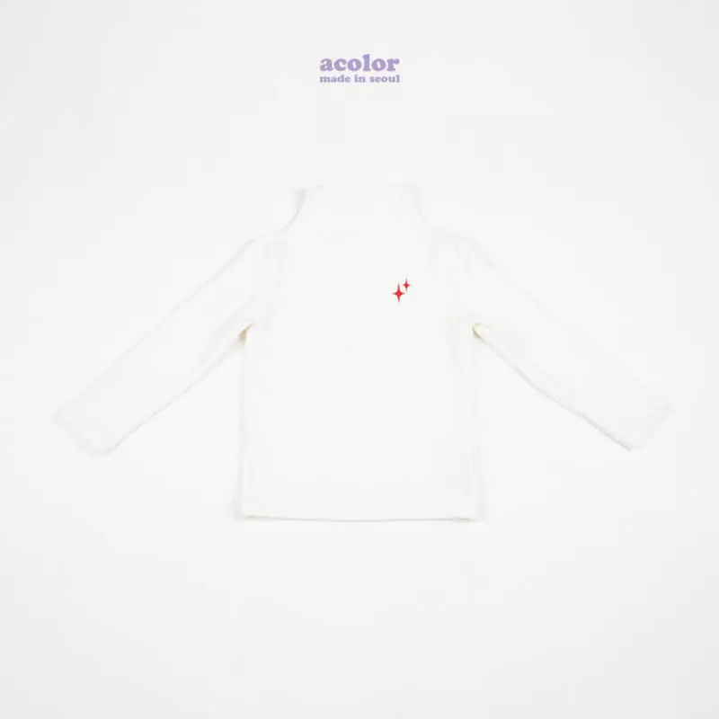 Acolor - Korean Children Fashion - #Kfashion4kids - Dia Heat Tech Turtleneck Tee - 6