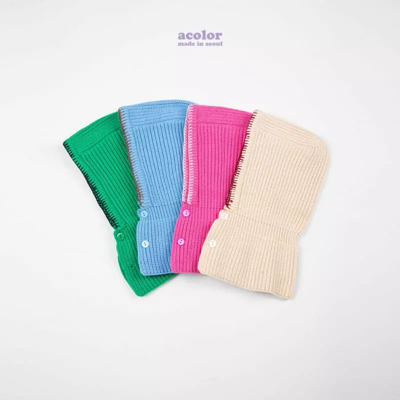 Acolor - Korean Children Fashion - #childrensboutique - Hosi Knit Baraclava