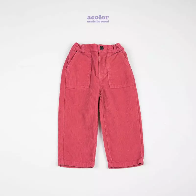 Acolor - Korean Children Fashion - #designkidswear - Rib Pants - 8