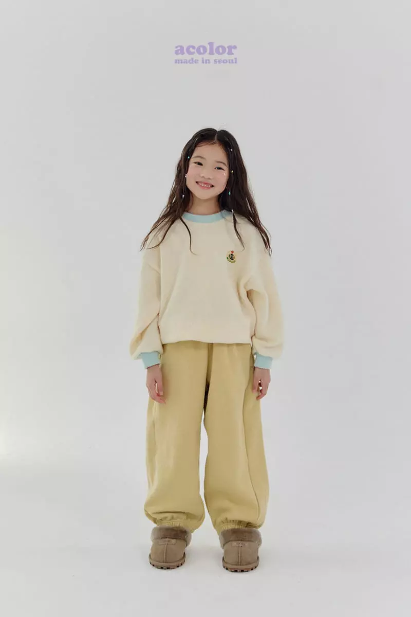 Acolor - Korean Children Fashion - #designkidswear - Cotton Candy Knit Tee - 2