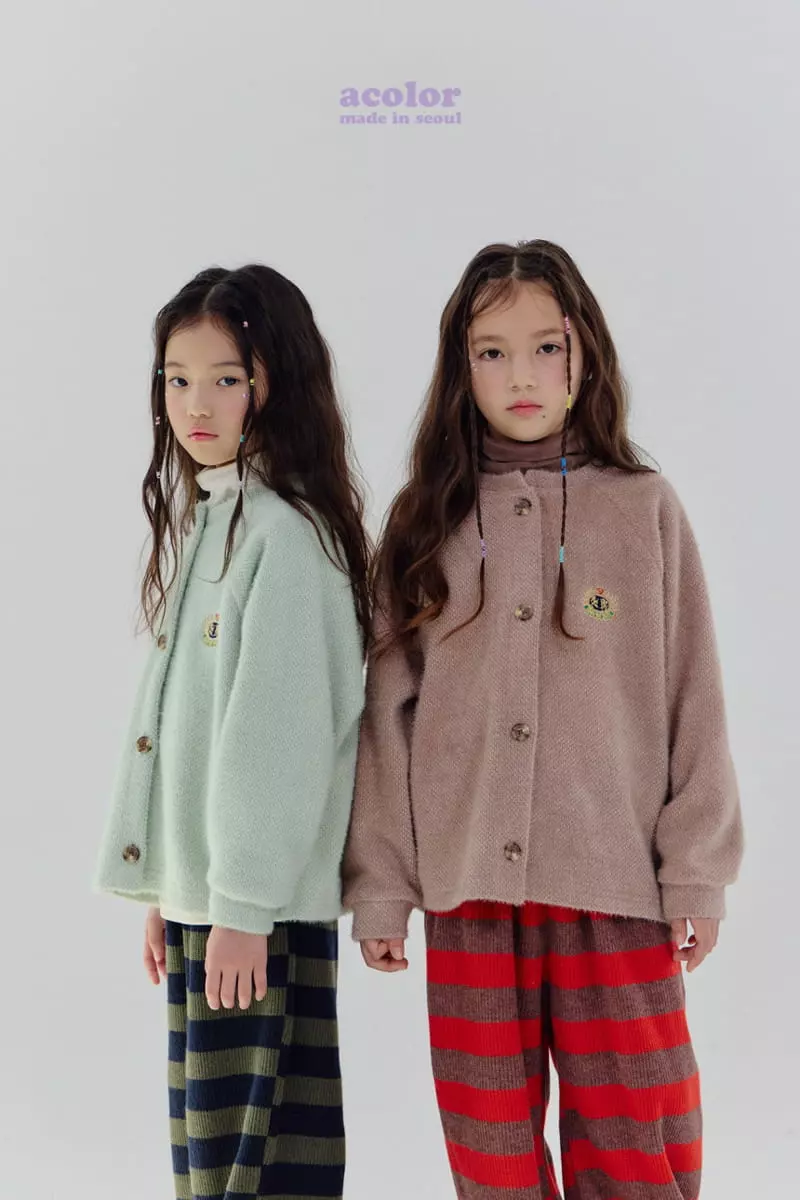 Acolor - Korean Children Fashion - #designkidswear - Cotton Candy Cardigan - 4