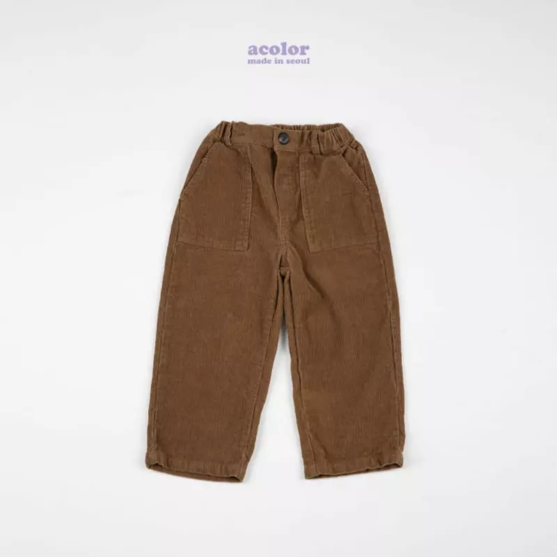 Acolor - Korean Children Fashion - #fashionkids - Rib Pants - 10