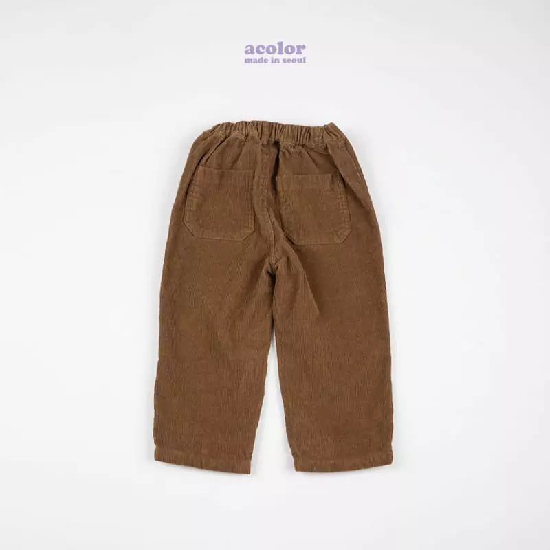 Acolor - Korean Children Fashion - #kidsshorts - Rib Pants - 11