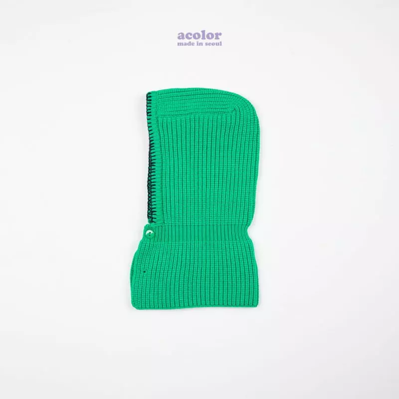 Acolor - Korean Children Fashion - #kidsshorts - Hosi Knit Baraclava - 5