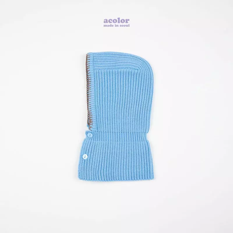 Acolor - Korean Children Fashion - #kidsstore - Hosi Knit Baraclava - 6