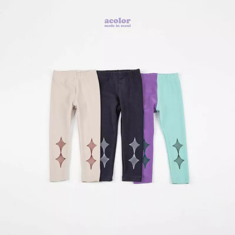Acolor - Korean Children Fashion - #magicofchildhood - Dia Heat Teck Leggings