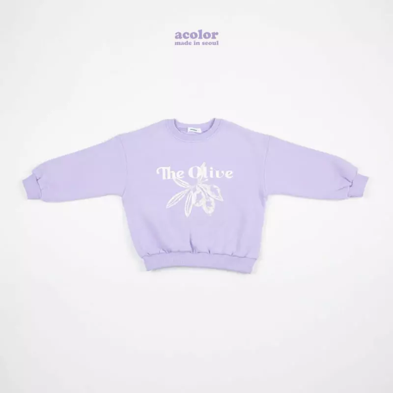 Acolor - Korean Children Fashion - #magicofchildhood - Olive Sweats Set-up - 11