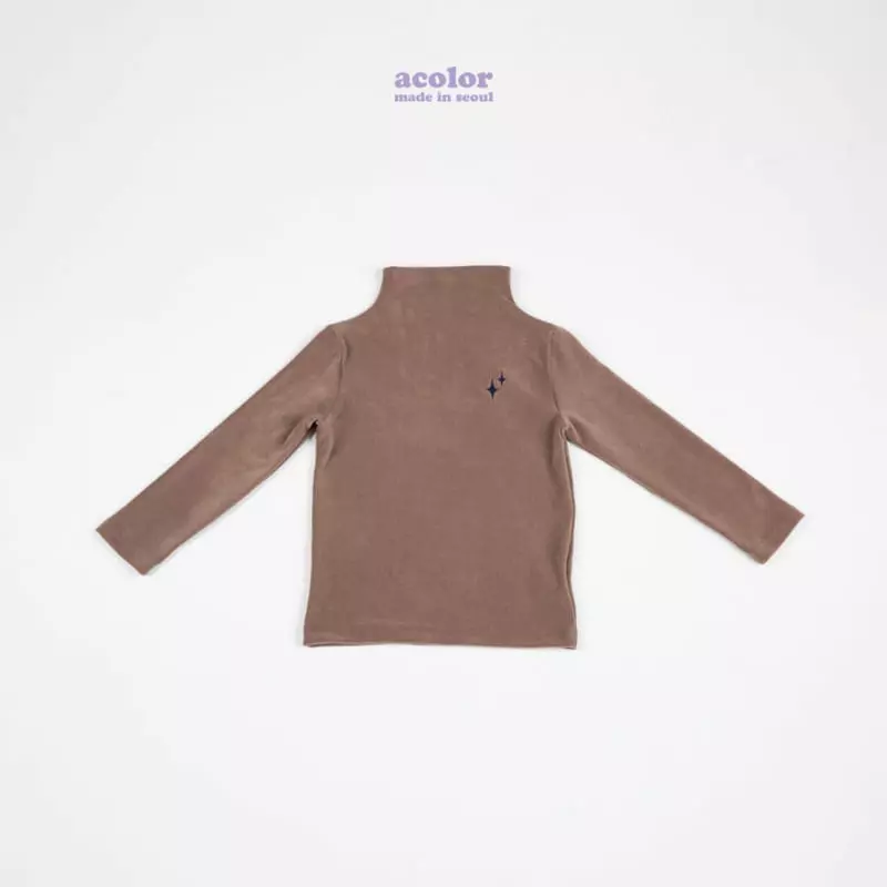 Acolor - Korean Children Fashion - #magicofchildhood - Dia Heat Tech Turtleneck Tee - 8