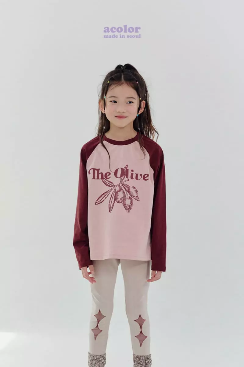 Acolor - Korean Children Fashion - #minifashionista - Dia Heat Teck Leggings - 2