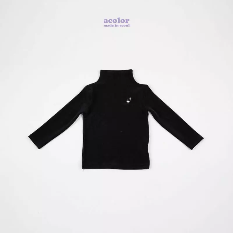 Acolor - Korean Children Fashion - #minifashionista - Dia Heat Tech Turtleneck Tee - 9