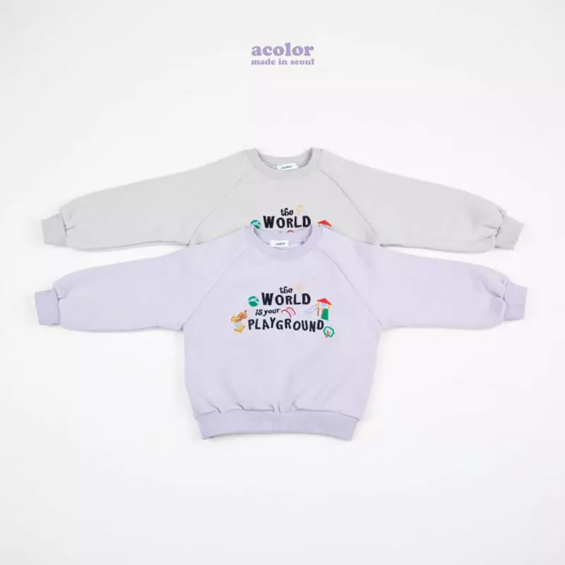 Acolor - Korean Children Fashion - #prettylittlegirls - Play Ground Sweatshirt - 5