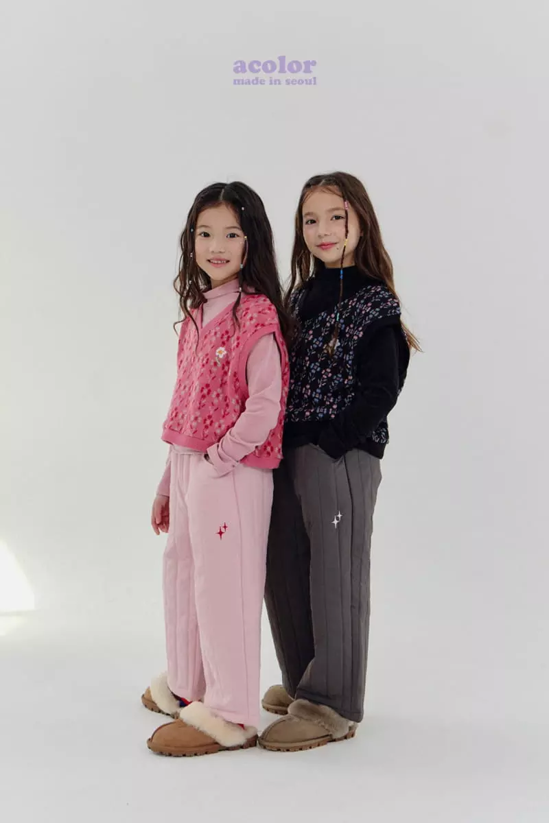 Acolor - Korean Children Fashion - #stylishchildhood - Dia Padding Pants - 2