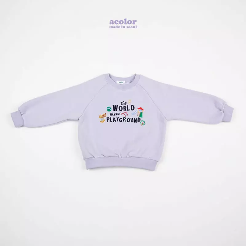 Acolor - Korean Children Fashion - #todddlerfashion - Play Ground Sweatshirt - 6