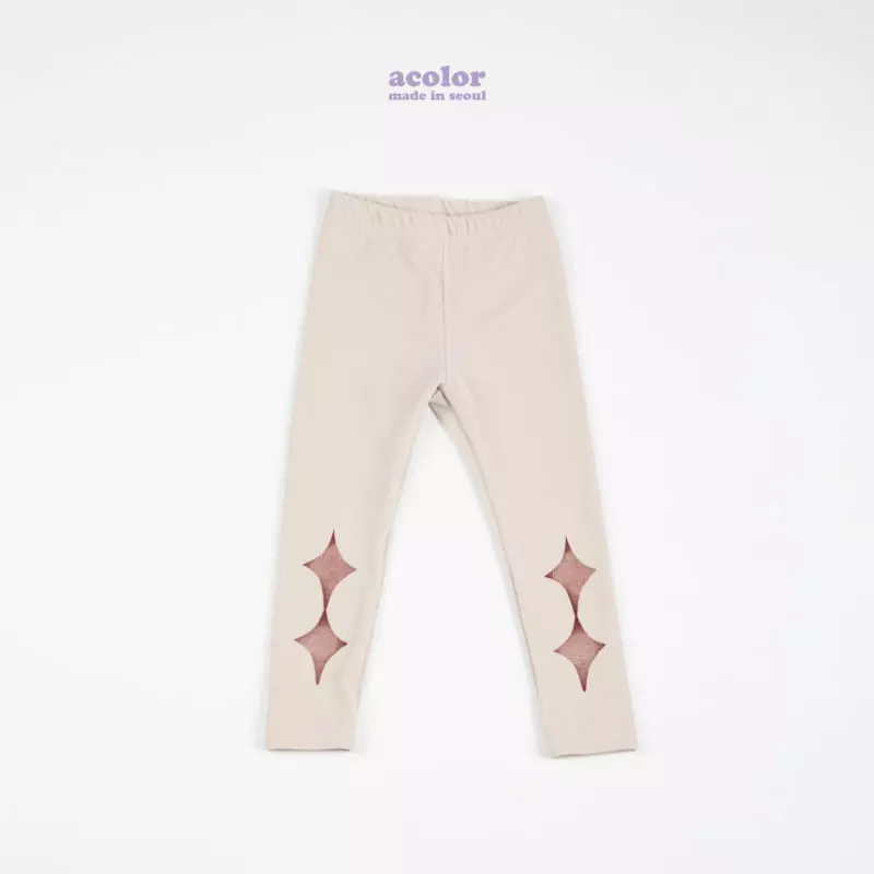Acolor - Korean Children Fashion - #toddlerclothing - Dia Heat Teck Leggings - 5