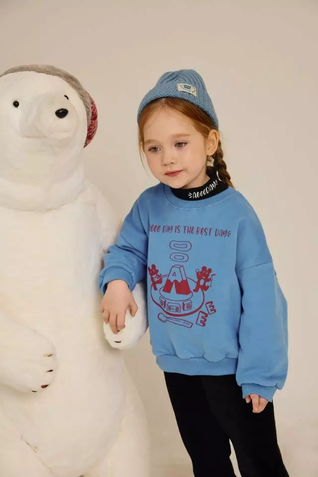 Aeeeday - Korean Children Fashion - #childofig - Bear Sweatshirt - 3
