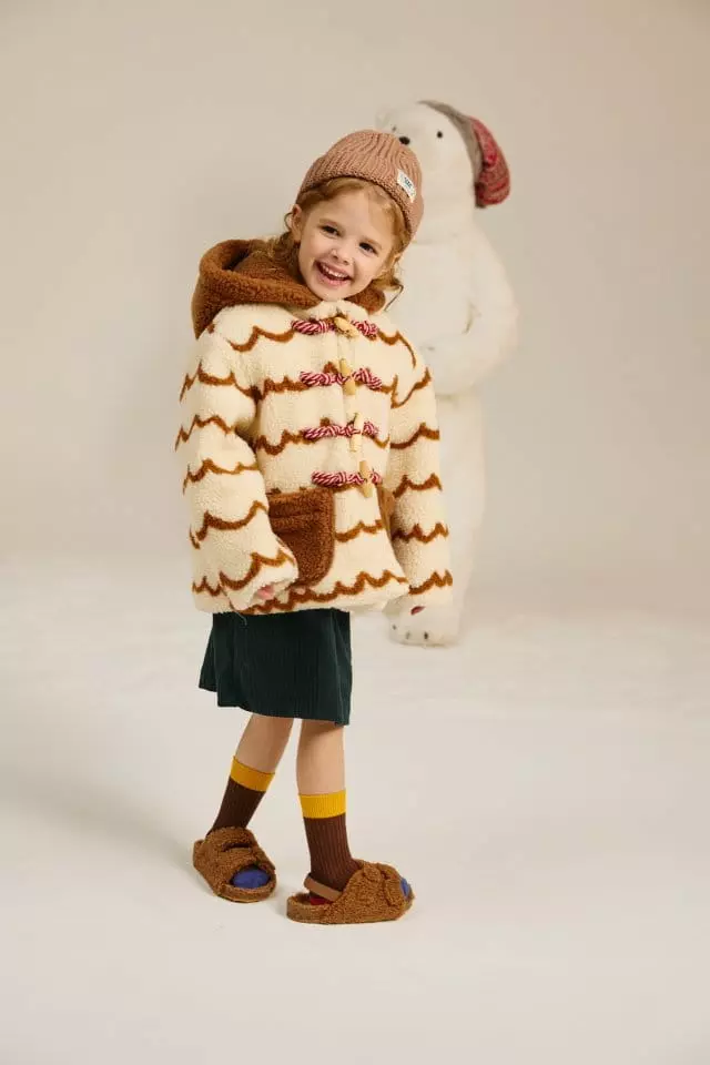 Aeeeday - Korean Children Fashion - #discoveringself - Wave Duple Coat - 4