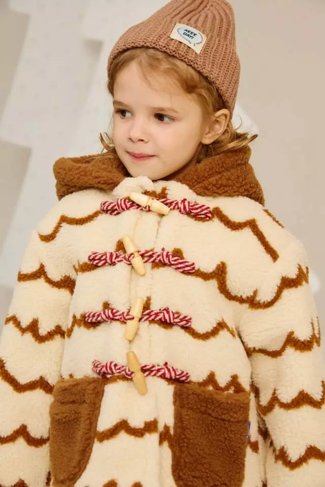 Aeeeday - Korean Children Fashion - #kidsshorts - Wave Duple Coat - 5