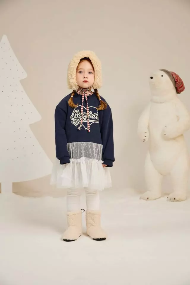 Aeeeday - Korean Children Fashion - #Kfashion4kids - Heart One-piece Sweatshirt - 4