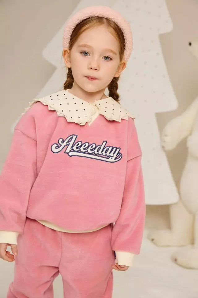 Aeeeday - Korean Children Fashion - #magicofchildhood - Candy Top Bottom Set - 2