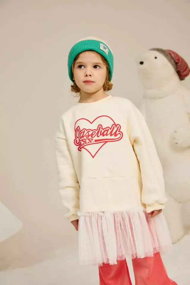 Aeeeday - Korean Children Fashion - #magicofchildhood - Heart One-piece Sweatshirt - 5