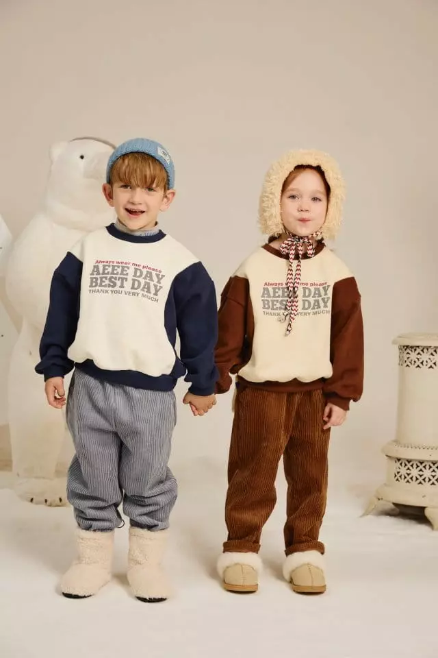 Aeeeday - Korean Children Fashion - #magicofchildhood - Candy Top Bottom Set - 4