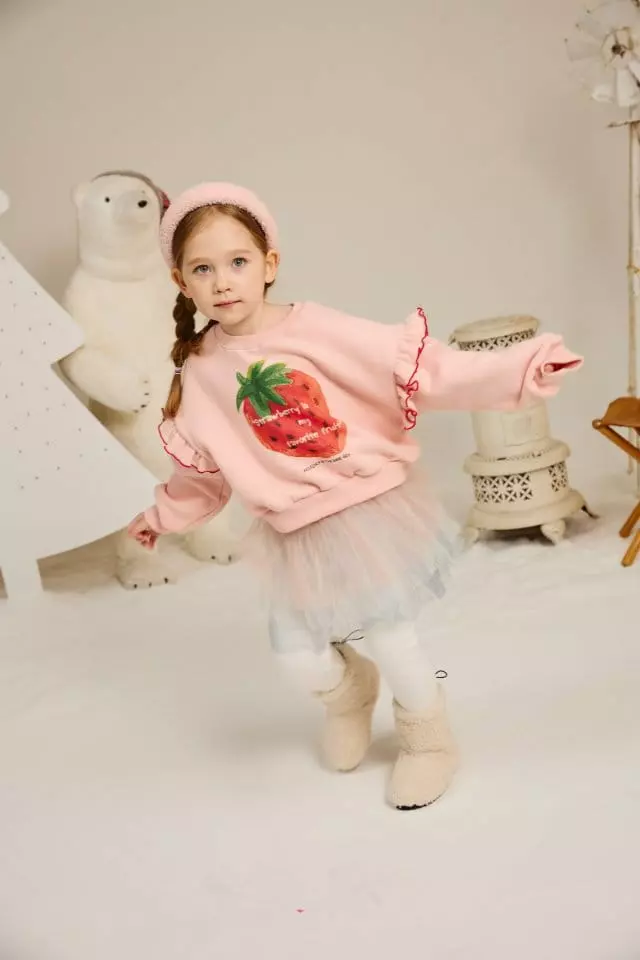 Aeeeday - Korean Children Fashion - #minifashionista - Strawberry Sweatshirt