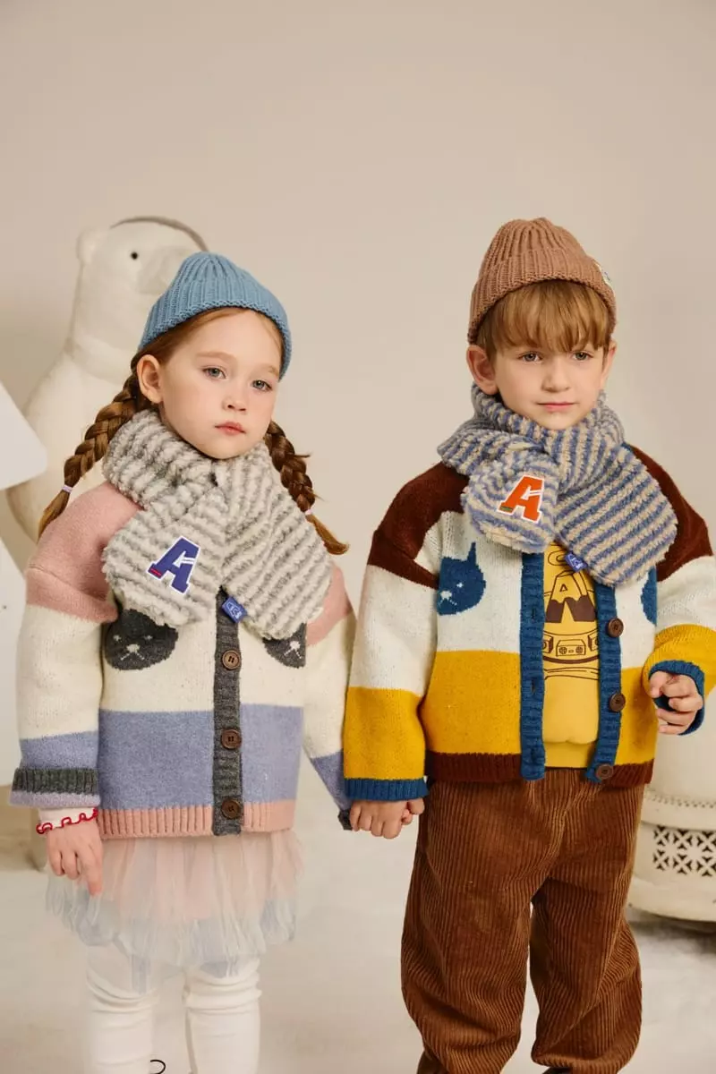 Aeeeday - Korean Children Fashion - #minifashionista - A Dumble Muffler - 5
