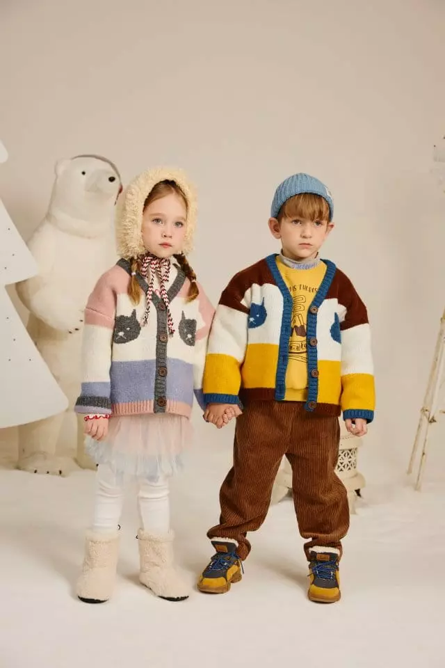 Aeeeday - Korean Children Fashion - #stylishchildhood - Twin Kitty Cardigan