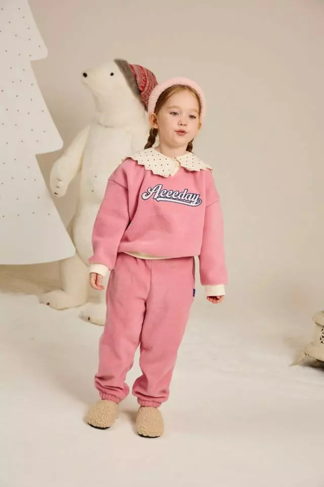 Aeeeday - Korean Children Fashion - #todddlerfashion - Candy Top Bottom Set - 5