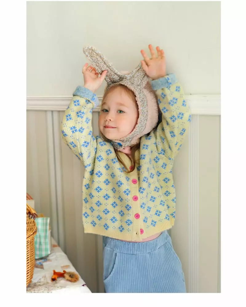 Amber - Korean Children Fashion - #childofig - Clay Knit Cardigan