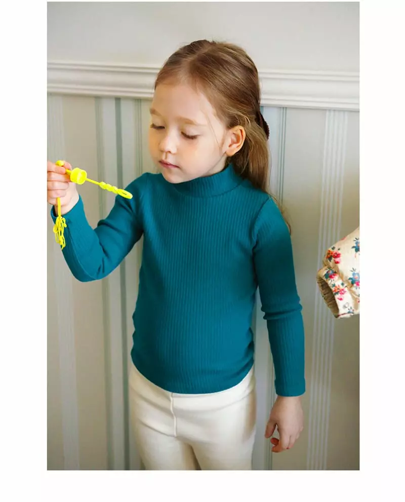 Amber - Korean Children Fashion - #childrensboutique - Lavi Turtleneck Tee