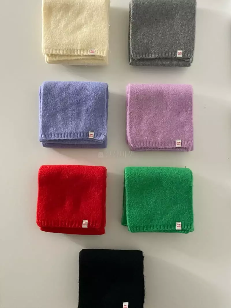 Amiment - Korean Women Fashion - #momslook - Jane Knit Muffler - 7