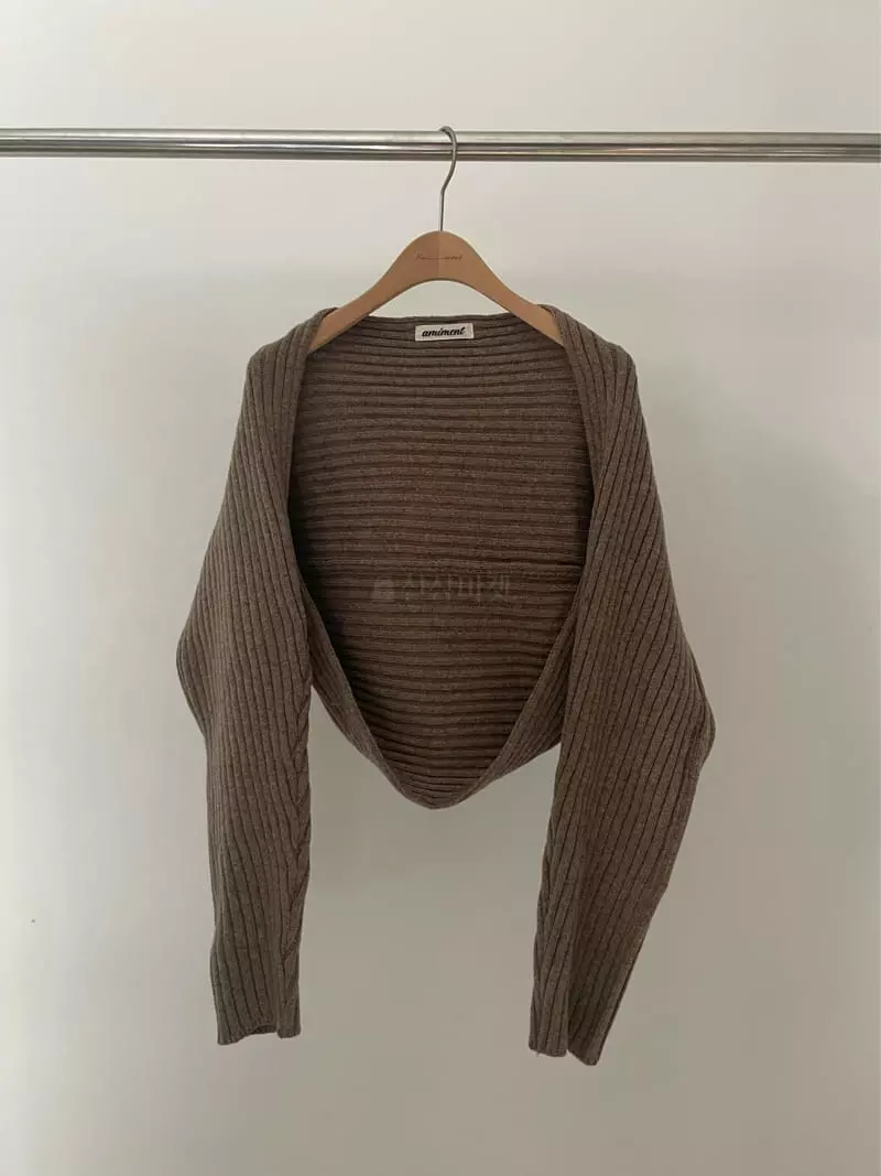 Amiment - Korean Women Fashion - #momslook - Winter Bolero  - 10