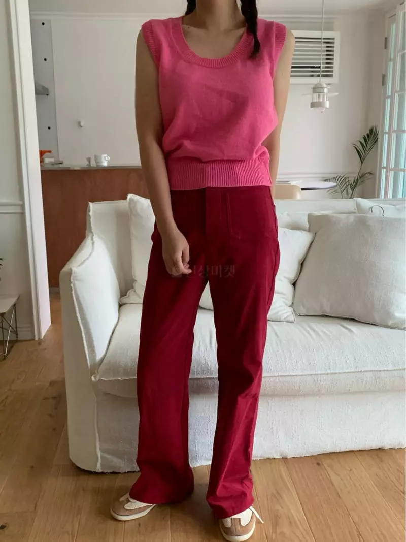 Amiment - Korean Women Fashion - #momslook - Wave Vest