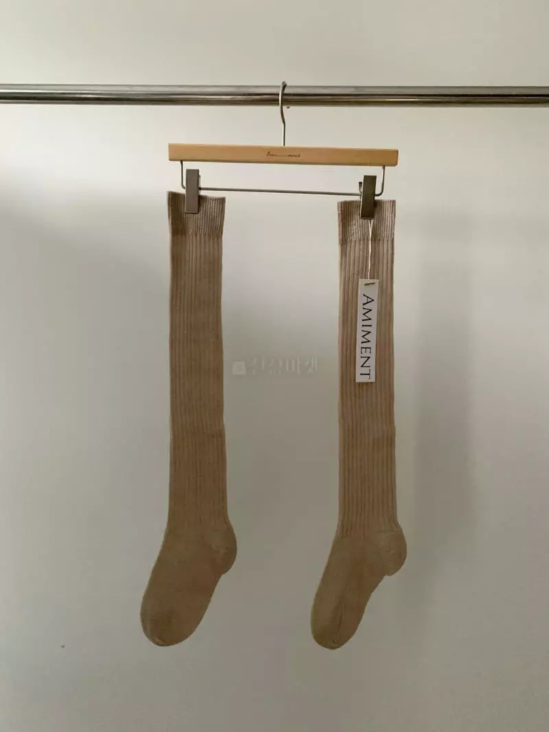 Amiment - Korean Women Fashion - #momslook - Rib Socks - 9