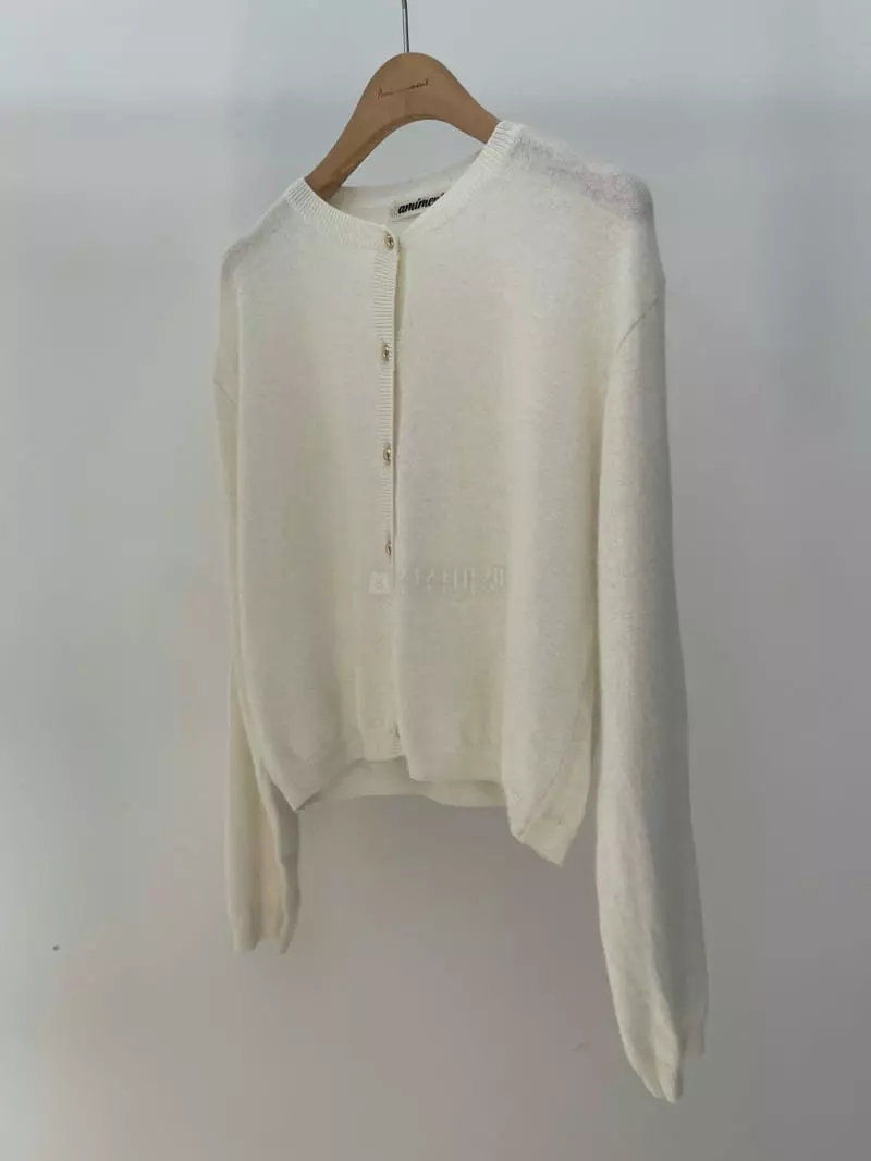 Amiment - Korean Women Fashion - #momslook - Angora Cardigan - 2