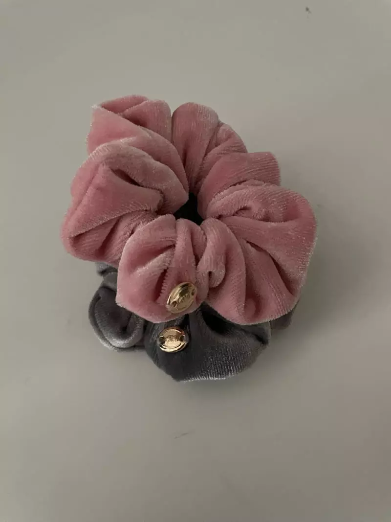 Amiment - Korean Women Fashion - #momslook - Velvet Hairring - 6