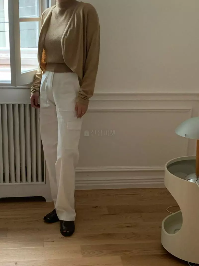 Amiment - Korean Women Fashion - #momslook - Maple Cargo Pants - 8