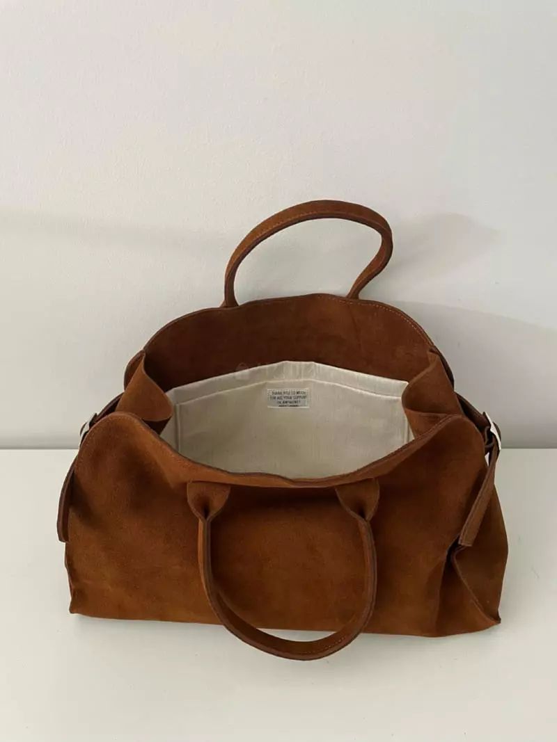 Amiment - Korean Women Fashion - #momslook - Real Suede Bag - 9